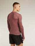 Men’s Merino Blend 75 Cool-Lite™ Featherlight™ Long Sleeve Crew Thermal Top Carob - 2