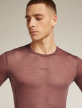 Men’s Merino Blend 75 Cool-Lite™ Featherlight™ Long Sleeve Crew Thermal Top Carob - 5