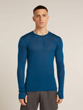 Men’s Merino Blend 75 Cool-Lite™ Featherlight™ Long Sleeve Crew Thermal Top Atlantis - 1