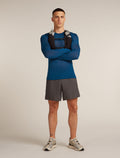 Men’s Merino Blend 75 Cool-Lite™ Featherlight™ Long Sleeve Crew Thermal Top Atlantis - 4
