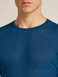 Men’s Merino Blend 75 Cool-Lite™ Featherlight™ Long Sleeve Crew Thermal Top Atlantis - 5
