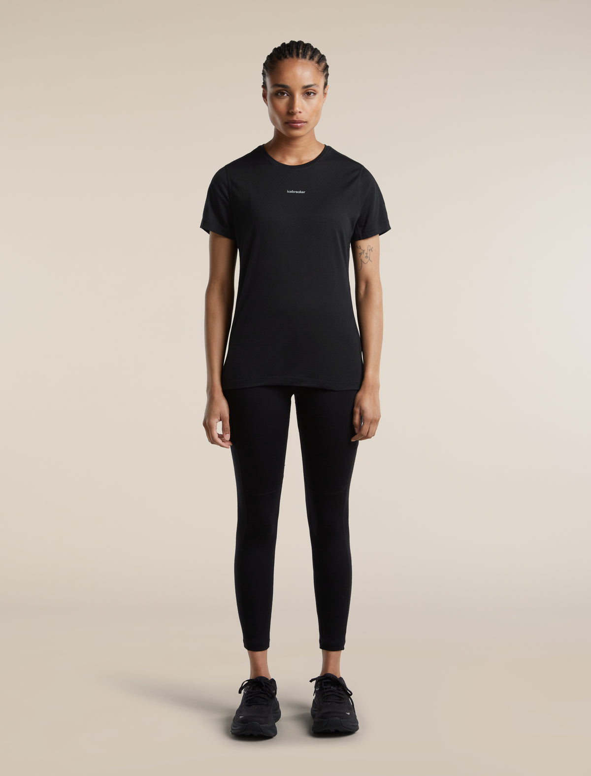 Women's Merino Blend 125 Cool-Lite™ Speed Short Sleeve T Shirt Black - 3