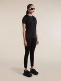 Women's Merino Blend 125 Cool-Lite™ Speed Short Sleeve T Shirt Black - 4