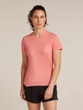 Women’s Merino Blend 125 Cool-Lite™ Speed Short Sleeve T-Shirt Acid pink - 1