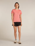 Women’s Merino Blend 125 Cool-Lite™ Speed Short Sleeve T-Shirt Acid pink - 3