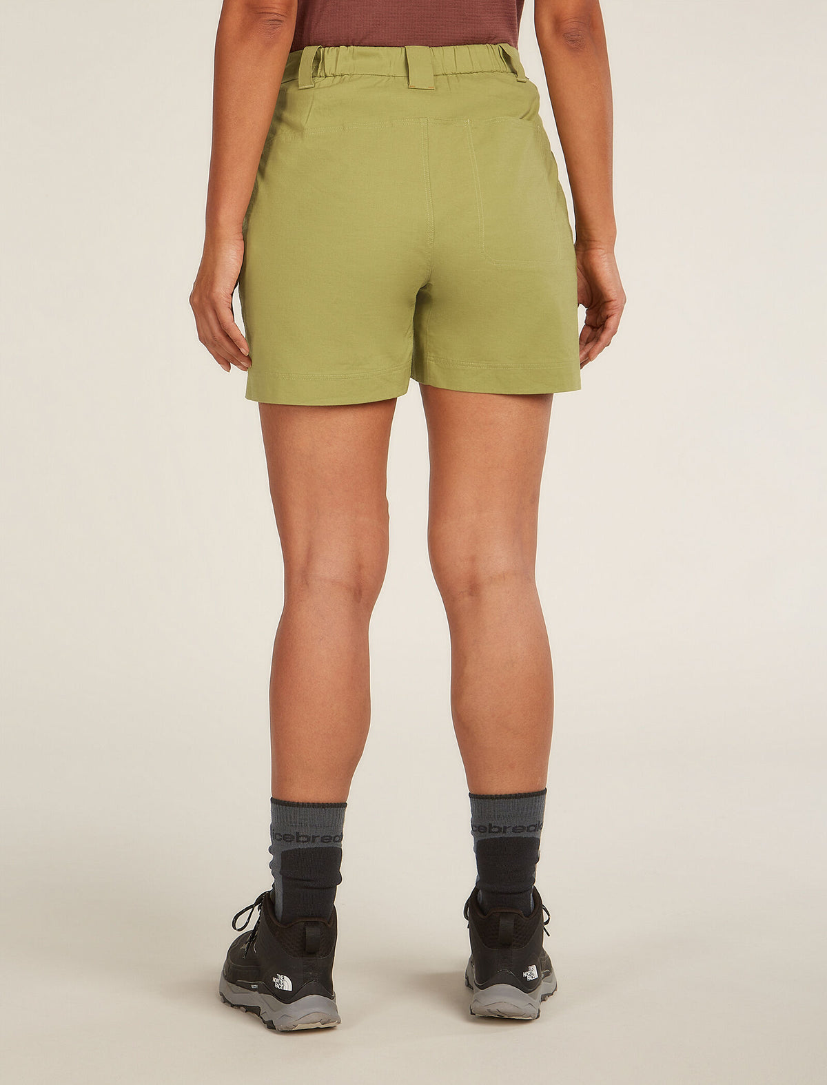 Merino Blend Elevation Stretch 5" Shorts Olive - 2