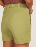 Merino Blend Elevation Stretch 5" Shorts Olive - 6