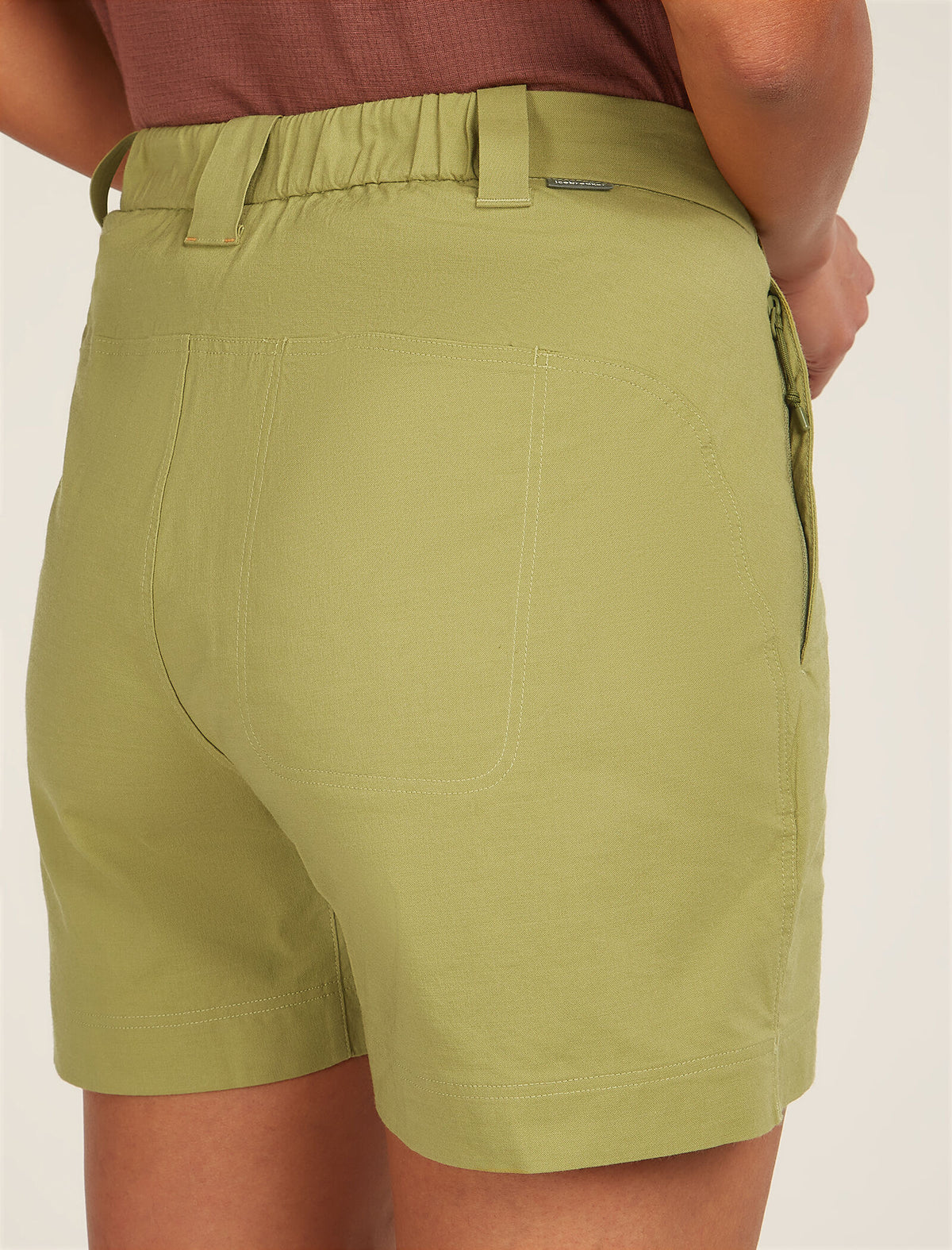 Merino Blend Elevation Stretch 5" Shorts Olive - 5