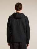 Men’s Shell+™ Cotton Elevation Windbreaker Jacket Black - 3