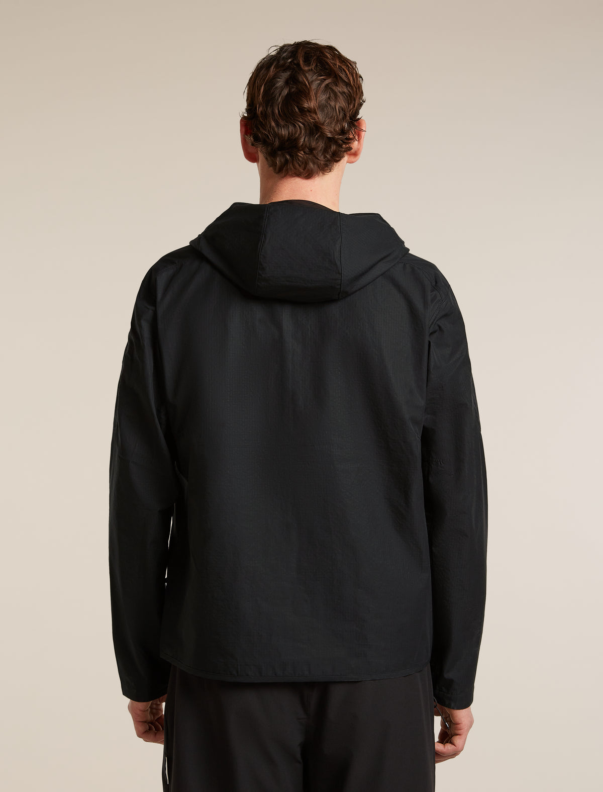 Men’s Shell+™ Cotton Elevation Windbreaker Jacket Black - 2