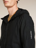 Men’s Shell+™ Cotton Elevation Windbreaker Jacket Black - 6