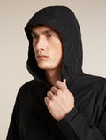Men’s Shell+™ Cotton Elevation Windbreaker Jacket Black - 8