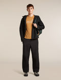 Men’s Shell+™ Cotton Elevation Windbreaker Jacket Black - 5