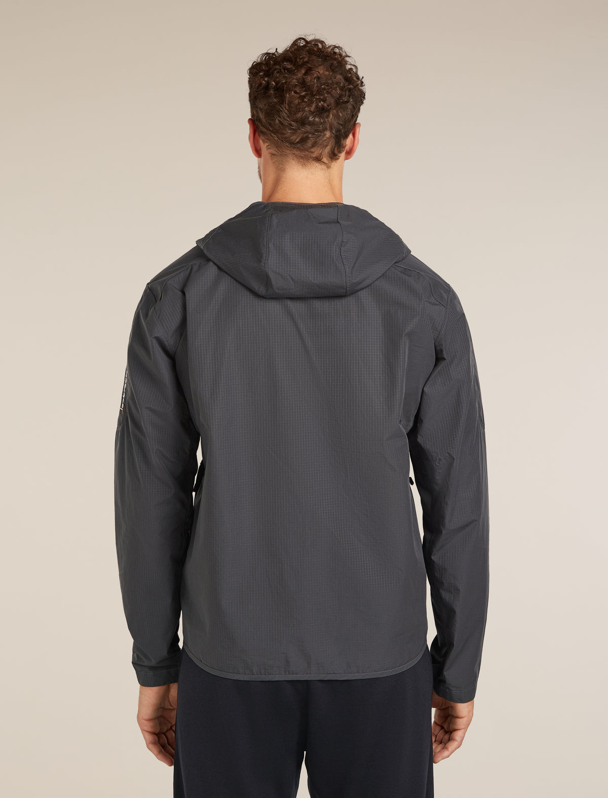 Men’s Shell+™ Cotton Elevation Windbreaker Jacket Obsidian - 2