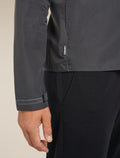 Men’s Shell+™ Cotton Elevation Windbreaker Jacket Obsidian - 7