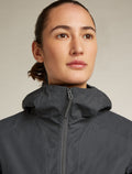 Women's  Shell+™ Cotton Elevation Windbreaker Jacket Obsidian - 8