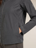 Women's  Shell+™ Cotton Elevation Windbreaker Jacket Obsidian - 10
