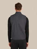 Men’s Shell+™ Cotton Elevation Windbreaker Vest Obsidian - 3