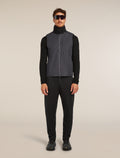 Men’s Shell+™ Cotton Elevation Windbreaker Vest Obsidian - 5
