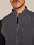 Men’s Shell+™ Cotton Elevation Windbreaker Vest Obsidian - 6