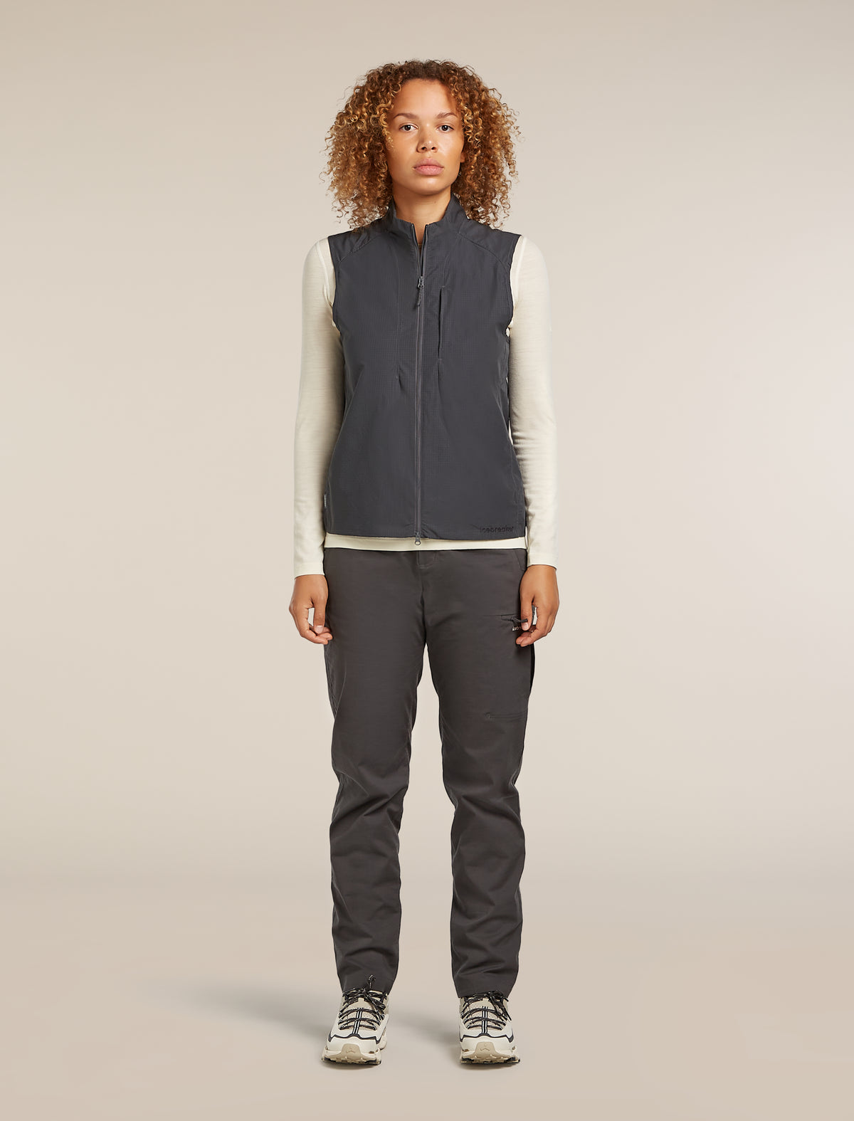 Women's  Shell+™ Cotton Elevation Windbreaker Jacket Obsidian - 3