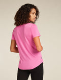 Women’s Merino Blend 125 Cool-Lite™ Sphere Short Sleeve T-Shirt Across the Peaks Pop - 2