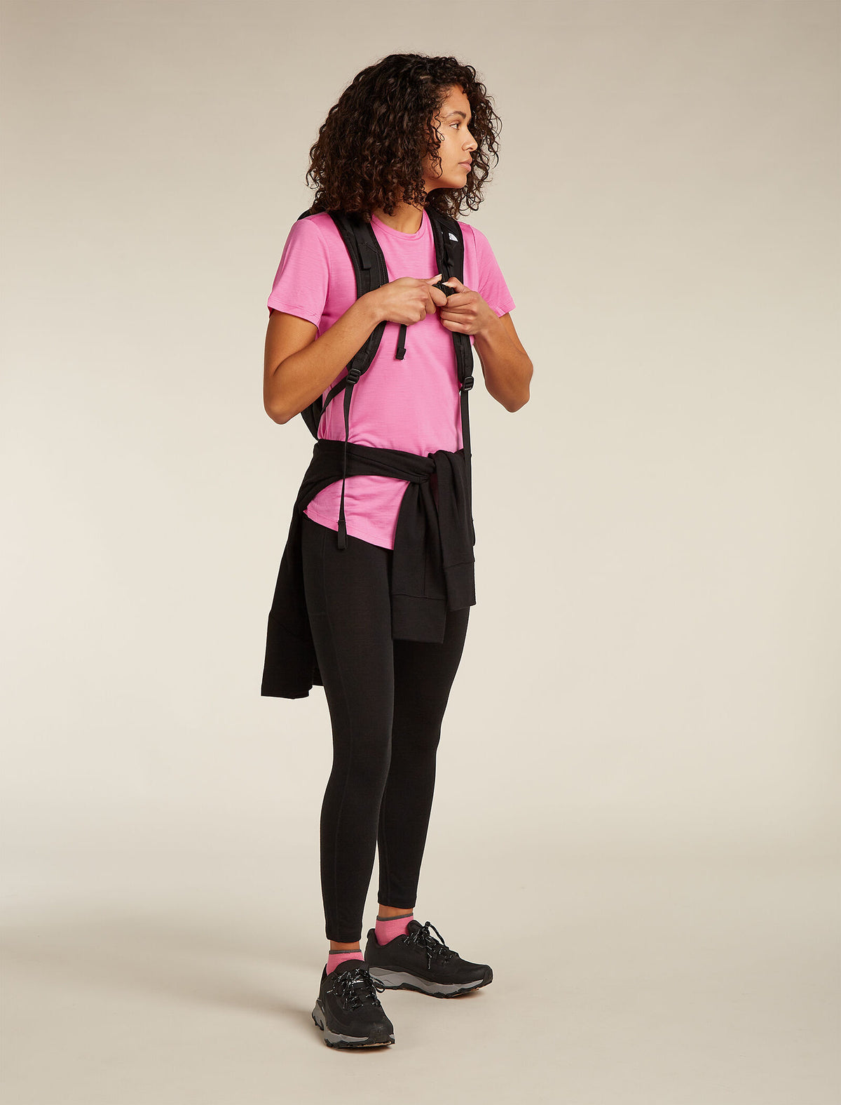 Women’s Merino Blend 125 Cool-Lite™ Sphere Short Sleeve T-Shirt Across the Peaks Pop - 4