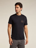 Men’s Merino Blend 125 Cool-Lite™ Sphere Short Sleeve T-Shirt Explore More Black - 1