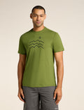 Men’s Merino Blend 125 Cool-Lite™ Sphere Short Sleeve T-Shirt Across the Peaks Sphagnum - 1