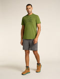 Men’s Merino Blend 125 Cool-Lite™ Sphere Short Sleeve T-Shirt Across the Peaks Sphagnum - 3
