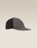 Unisex Shell+™ Cotton Windbreaker Trucker Hat Obsidian/black - 4