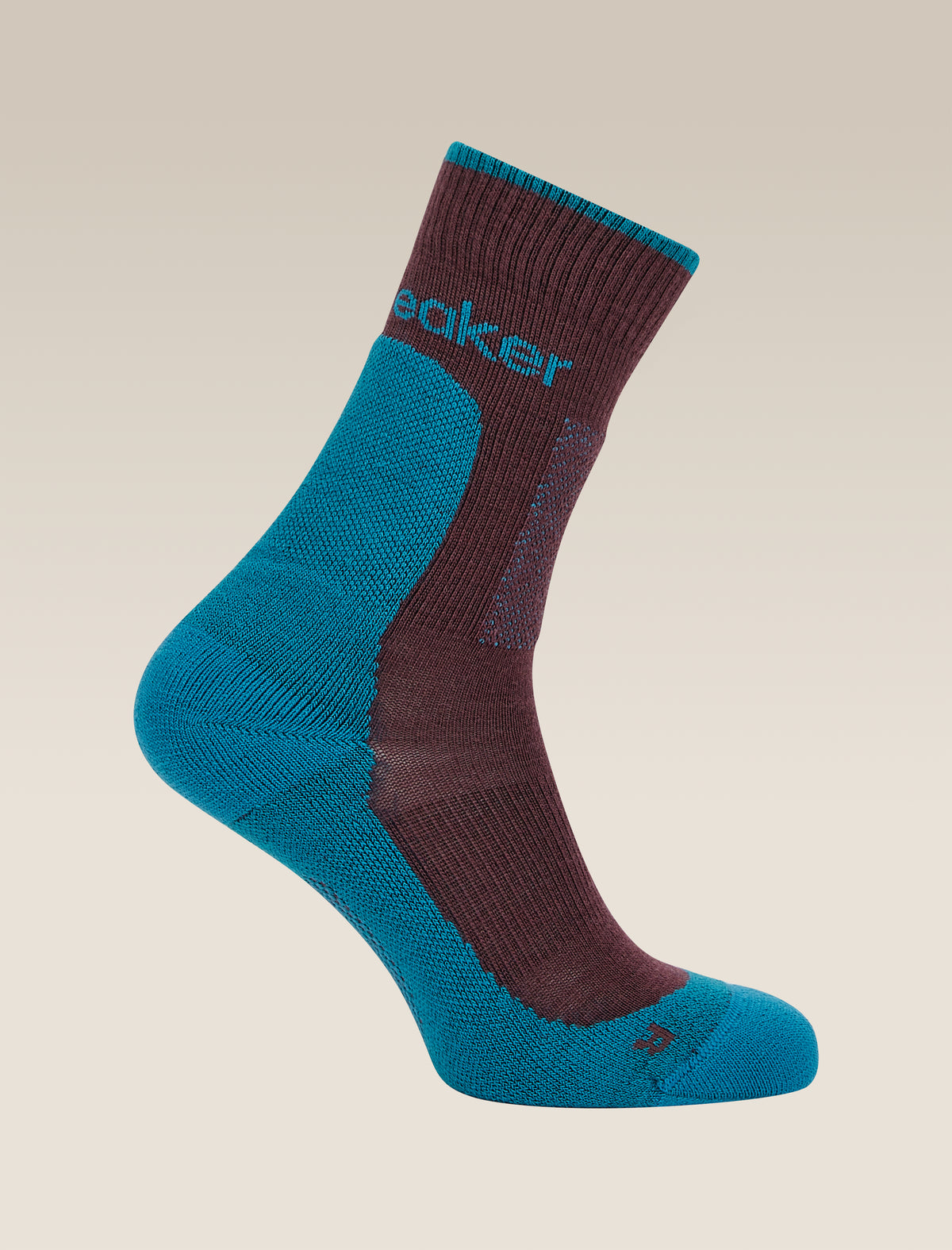 Women’s Merino Hike+ Medium Crew Java/Tidal teal - 5