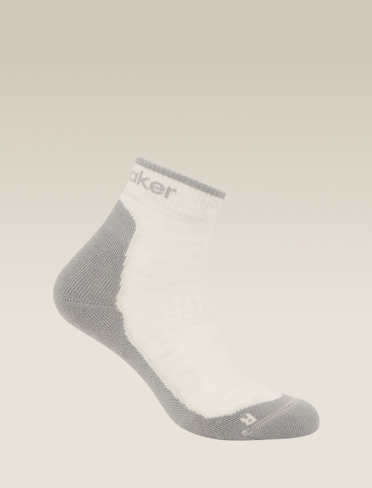 Women’s Merino Hike+ Light Mini Socks Ecru hthr/alloy - 1