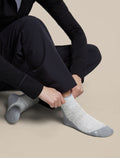Women's Merino Hike+ Light Mini Socks Blizzard Heather/Alloy - 5