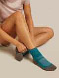 Women’s Merino Hike+ Light Mini Tidal teal/Porcini - 2