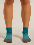 Women’s Merino Hike+ Light Mini Tidal teal/Porcini - 4