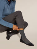 Women’s Merino Hike+ Light Crew Socks Obsidian/Black - 2