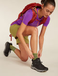 Women’s Merino Hike+ Light Crew Socks Sphagnum/olive - 1