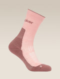 Women’s Merino Hike+ Light Crew Socks Blush/Summit - 5