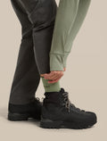 Women's Merino Hike+ Light Crew Socks Lichen/Dark Loden - 4