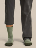 Women's Merino Hike+ Light Crew Socks Lichen/Dark Loden - 2