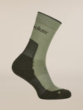 Women's Merino Hike+ Light Crew Socks Lichen/Dark Loden - 3