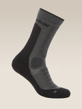 Women’s Merino Hike+ Heavy Crew Socks Obsidian/Black - 1