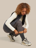 Women’s Merino Hike+ Heavy Crew Socks Obsidian/Black - 3