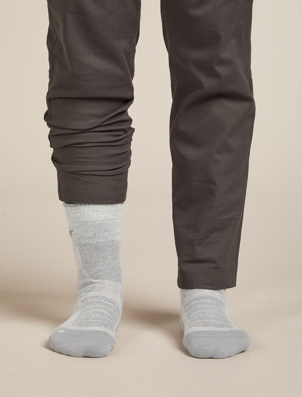 Women’s Merino Hike+ Heavy Crew Socks Blizzard Heather/Alloy - 3