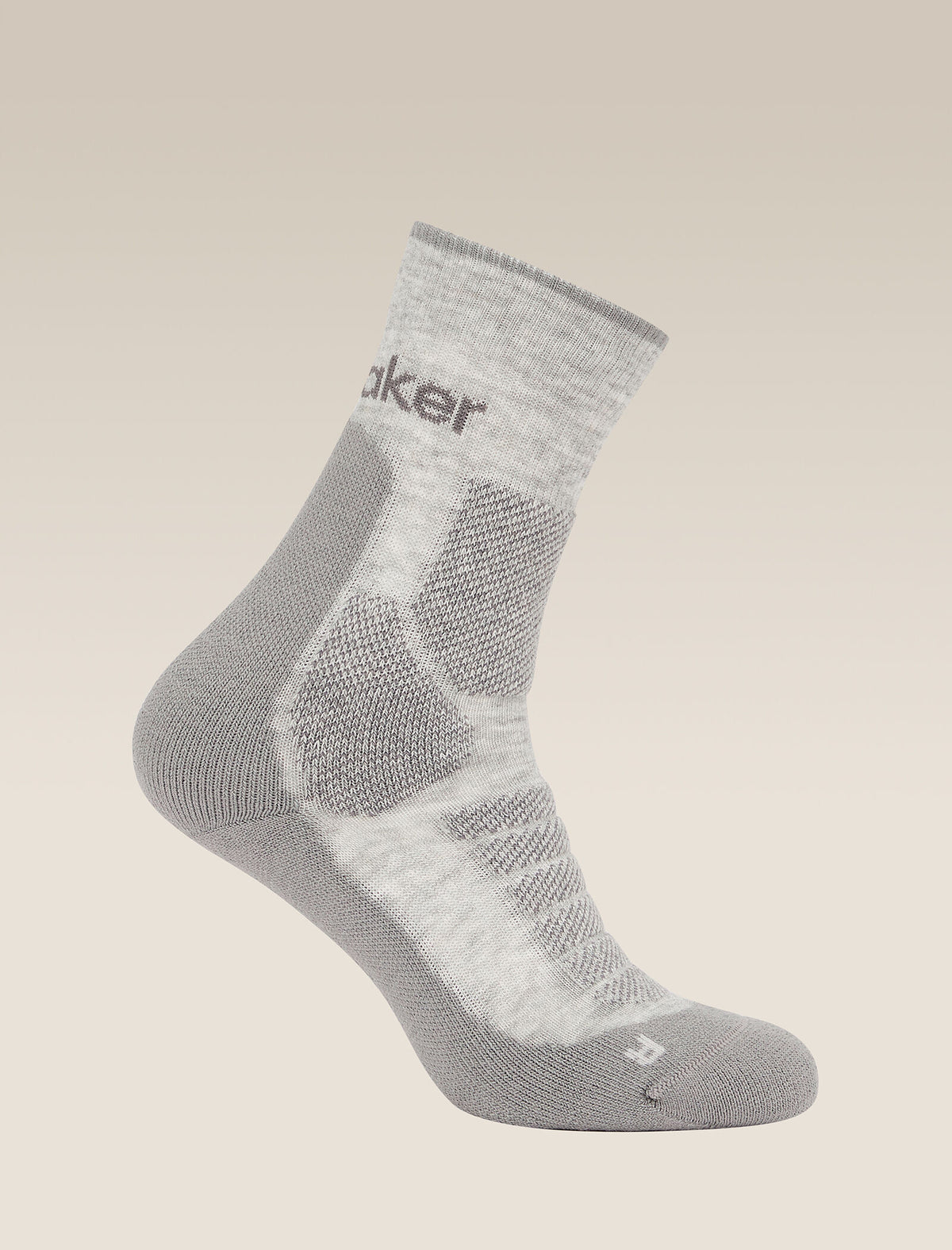 Women’s Merino Hike+ Heavy Crew Socks Blizzard Heather/Alloy - 4