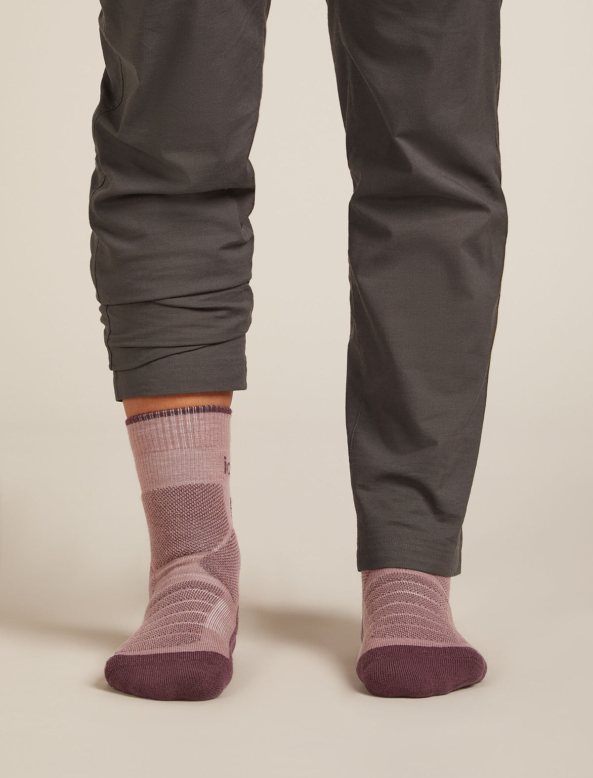 Women’s Merino Hike+ Heavy Crew Socks Summit/Java - 3