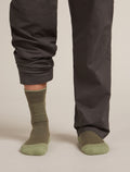 Men’s Merino Hike+ Medium Crew Socks Loden/lichen - 3