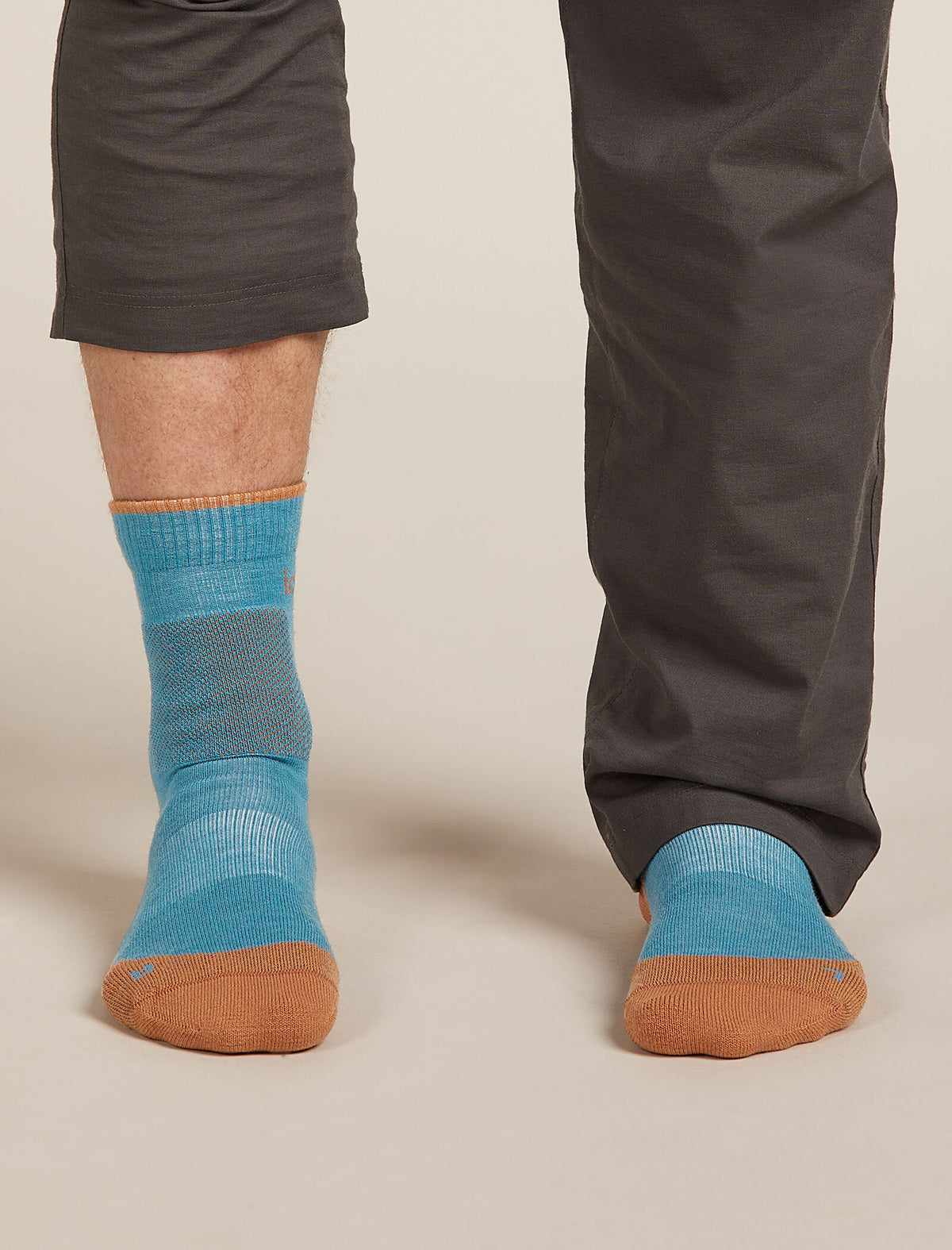 Men’s Merino Hike+ Medium Crew Socks Topaz/Trail - 3