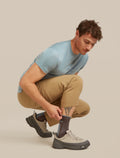 Men’s Merino Hike+ Medium Crew Porcini/Flint blue - 6